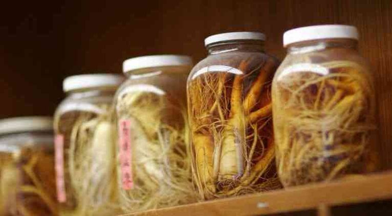 Tintura de ginseng para aumentar la potencia masculina